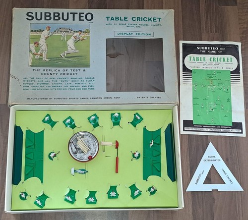 Subbuteo cricket raro prima - raro,